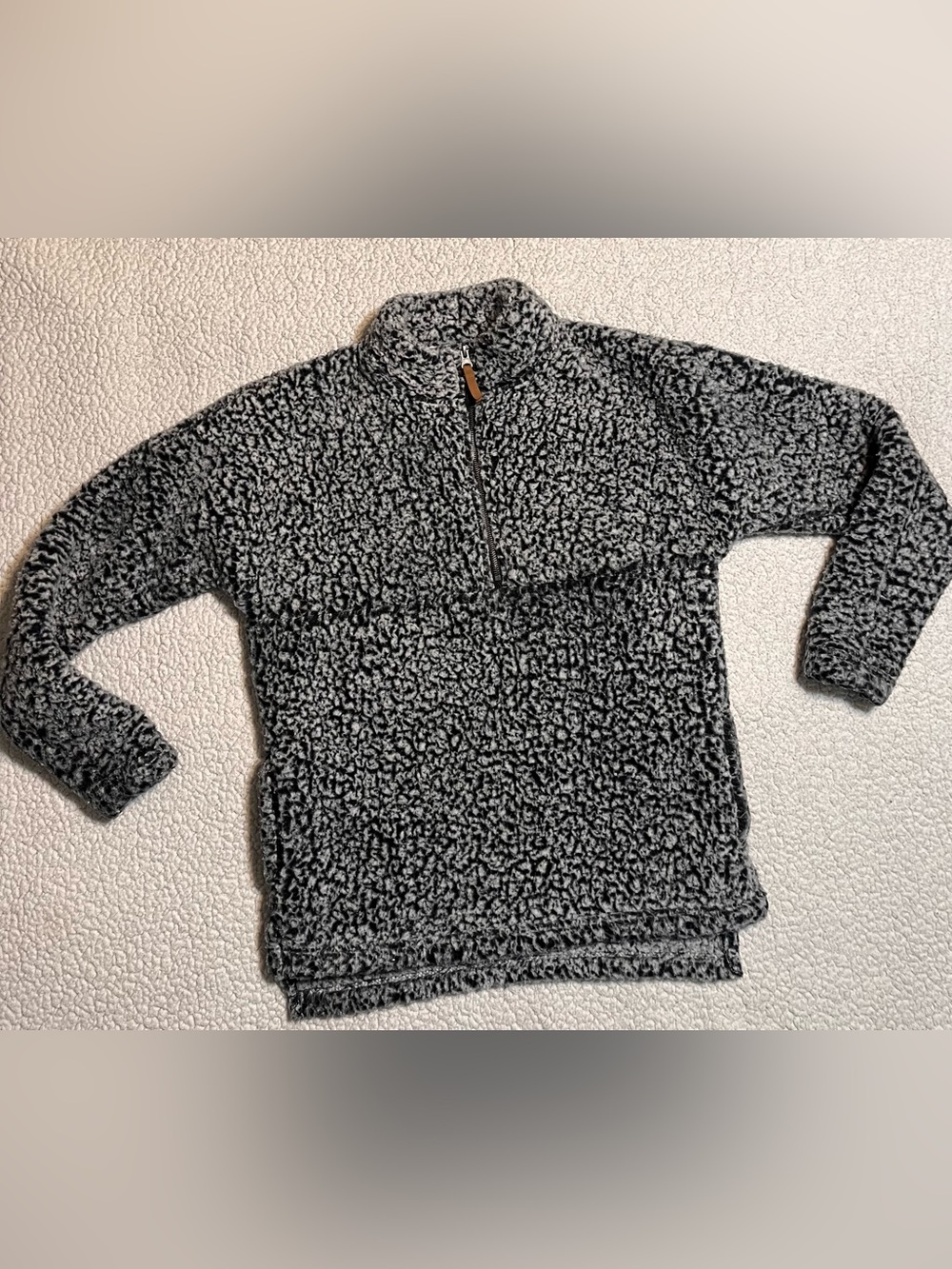 Time and Tru Sherpa Quarter-Zip Pullover